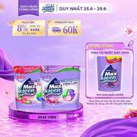 Combo 2 Túi Viên Giặt Xả MaxKleen Hương Huyền Diệu + Hương Ngày Thư Thái (34 viên/túi)