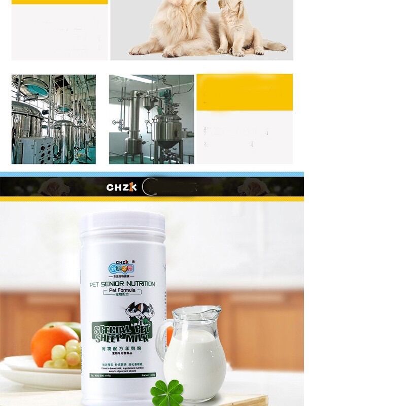 Sữa bột dinh dưỡng cho chó mèo CHZK - 400g