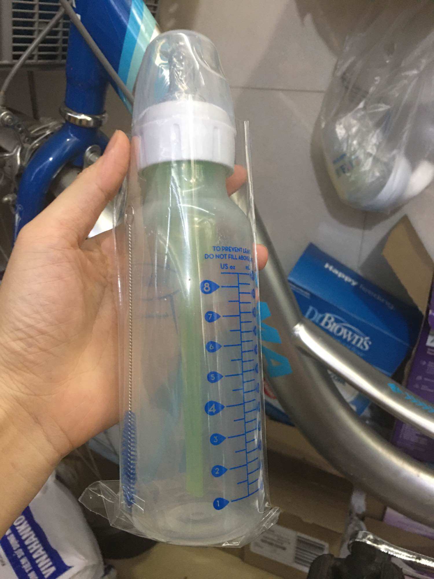 Bình sữa Dr brown cổ hẹp 120ml 250ml