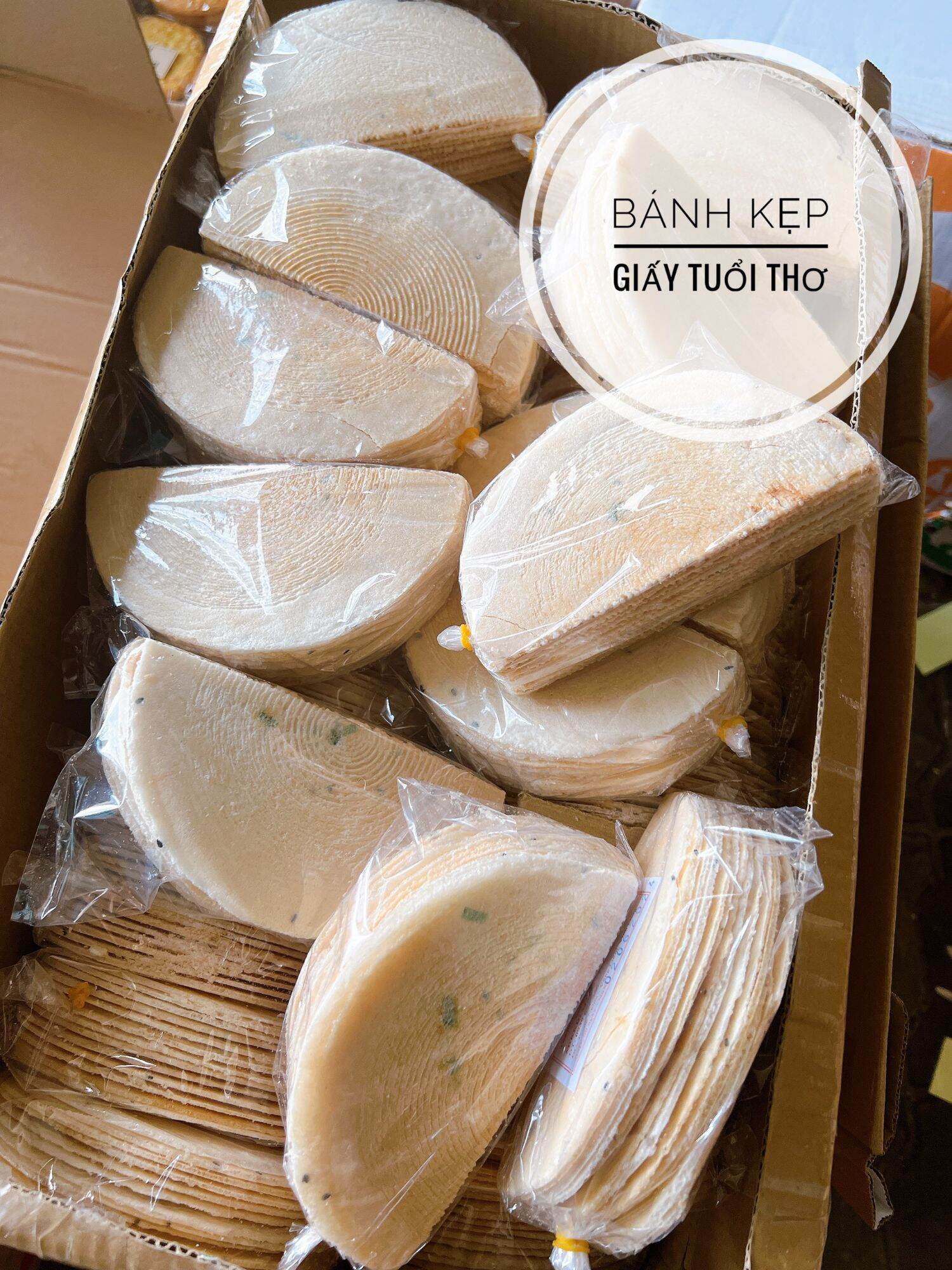 Combo 5 bịch bánh tráng giấy tuổi thơ