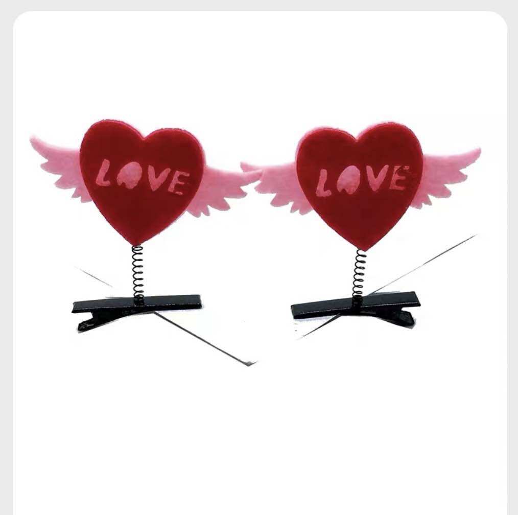 Set 2 Kẹp tóc Lò Xo cute cho bé