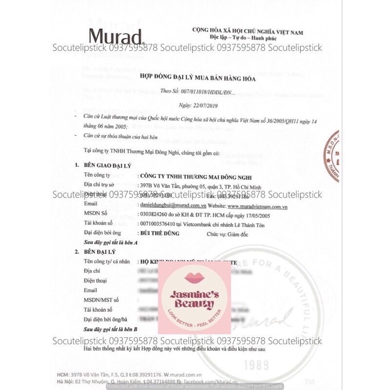 Viên uống chống nắng nội sinh Murad