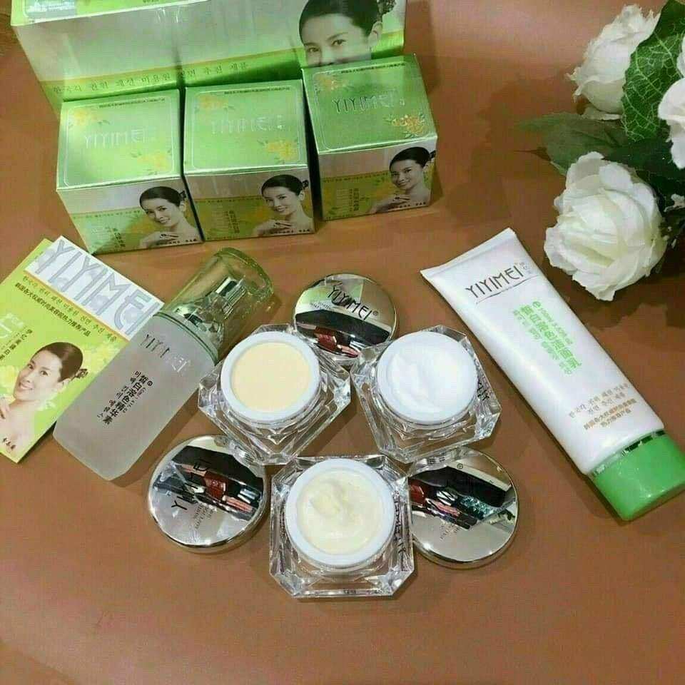 Bộ Ngừa Nám Trắng Da YIYIMEI 5in1 Set Ngừa Nám