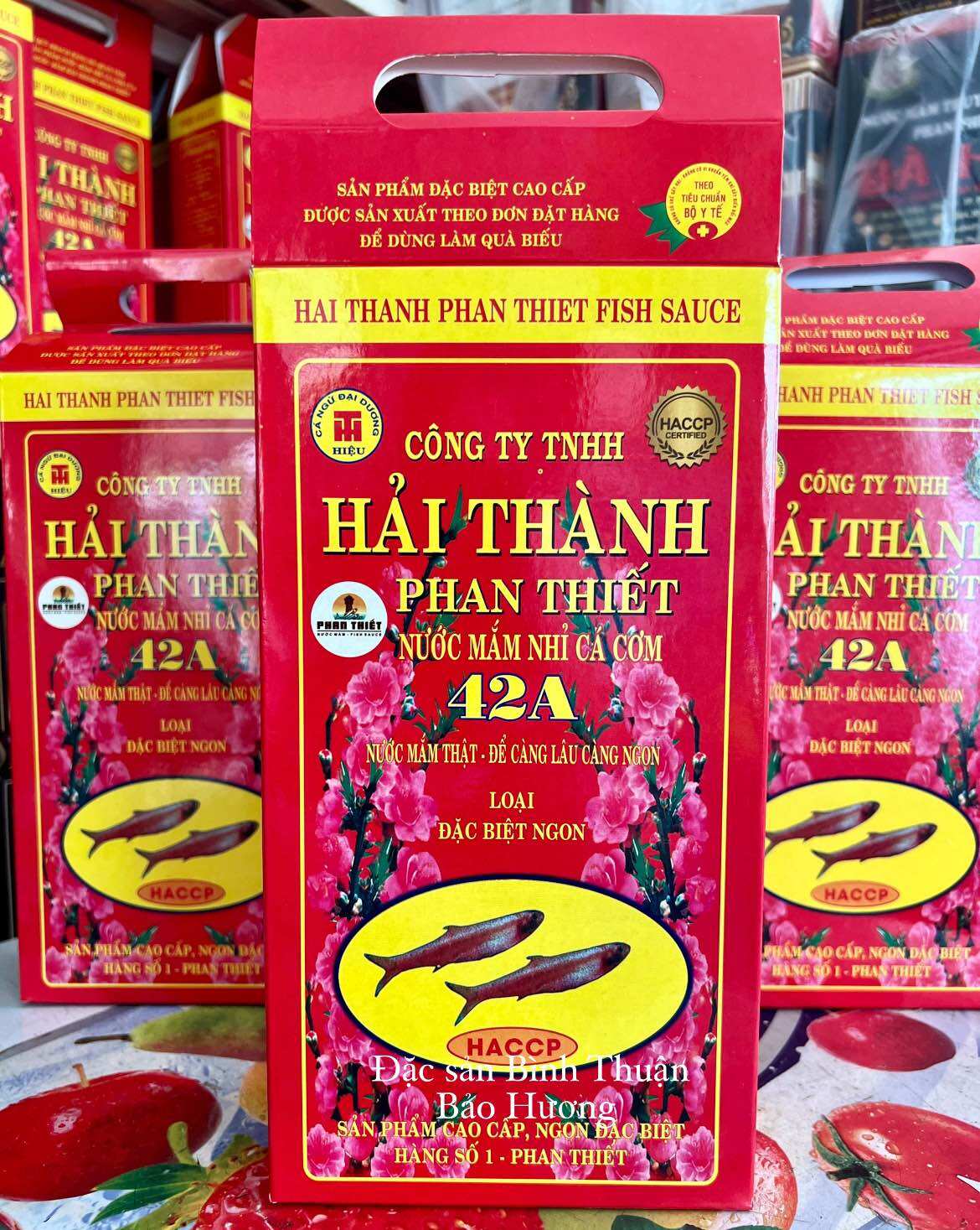 NƯỚC MẮM HẢI THÀNH 42A - PHAN THIẾT ( hộp 2 chai x 500ml )