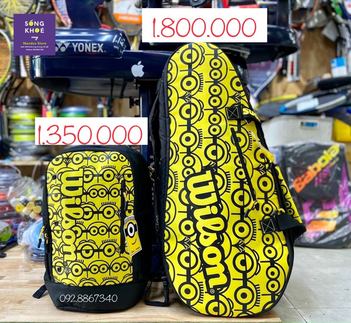 Balo tennis wilson minions tour backpacks #wr8013801001