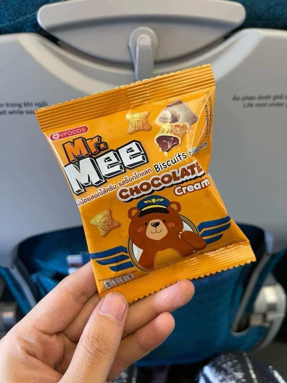01 Bịch Bánh Gấu Mr Mee Chocolate Cream Thái Lan (1 gói 15g)