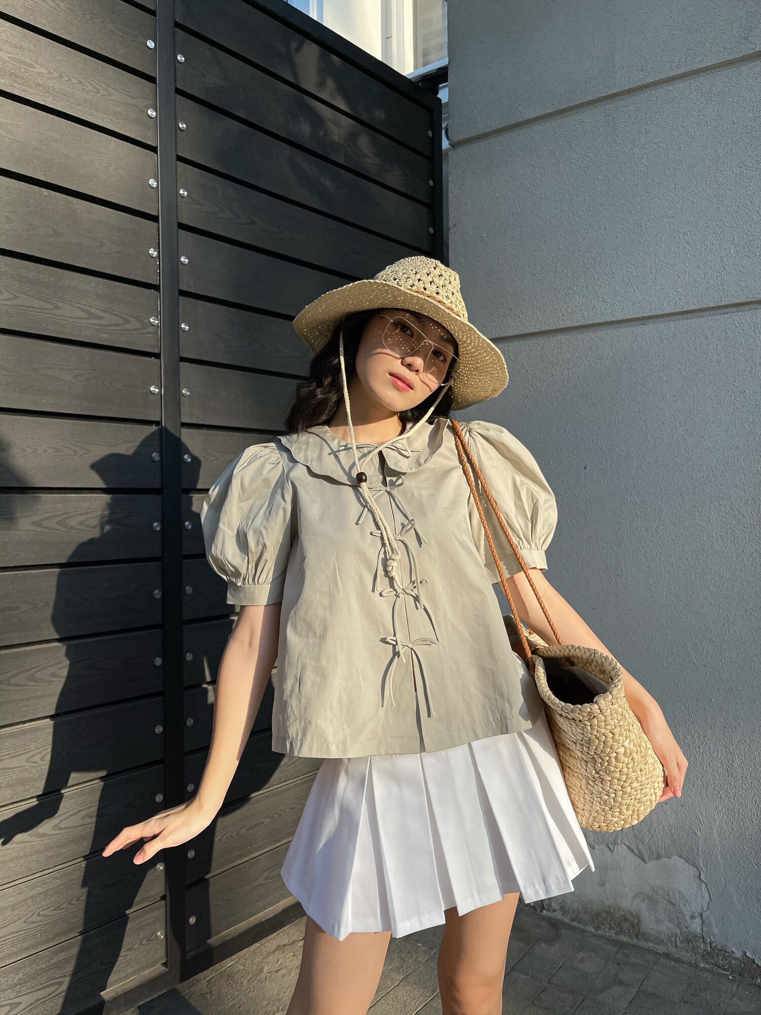 Áo kiểu remie top