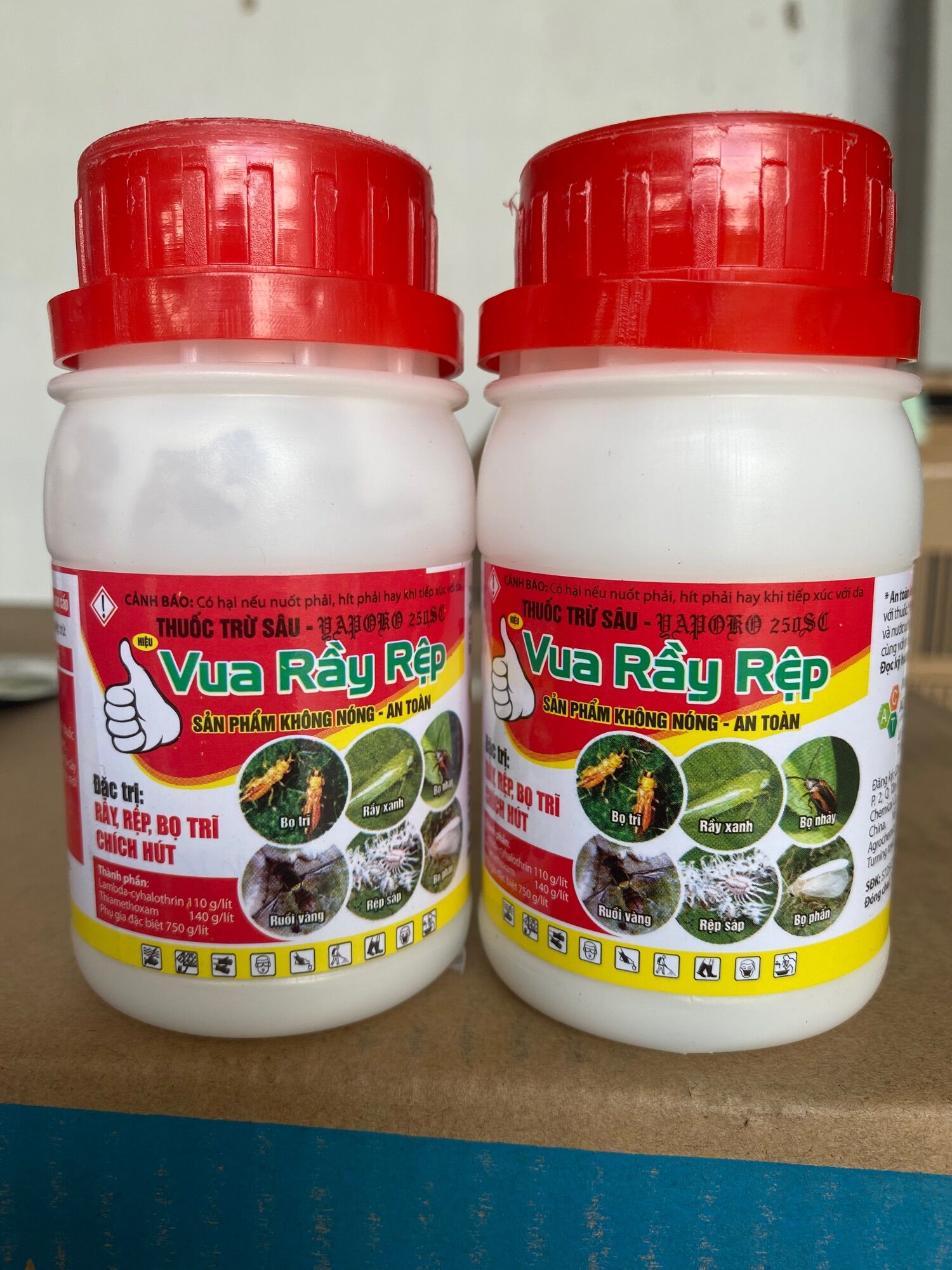 Thuốc trừ rầy rệp sáp bọ trĩ VUA RẦY RỆP trừ rầy xanh bọ nhảy rệp sáp ruồi vàng bọ phấn trên tất cả các loại cây trồng chai 90ml