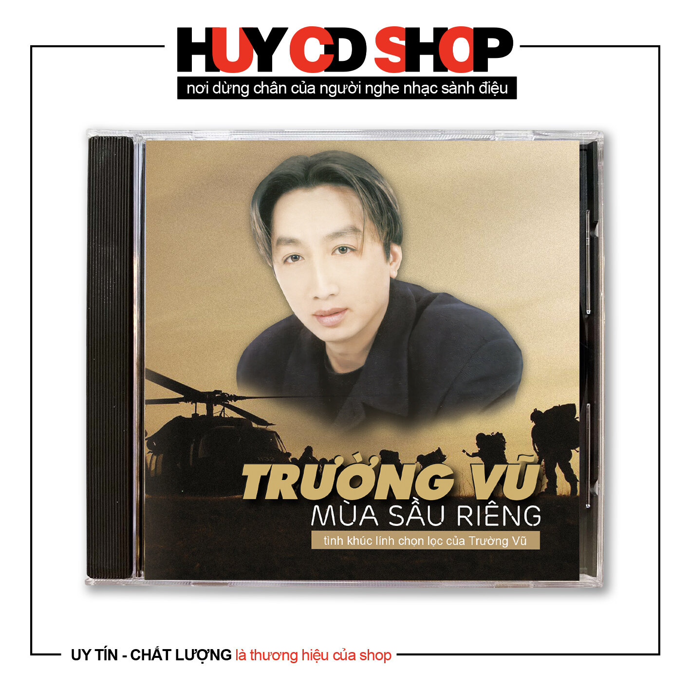 Đĩa CD Trường Vũ Mùa sầu riêng Nhạc vàng trữ tình Bolero Nhạc lính Đĩa lòng Trắng Chất Lượng cao Âm Thanh chuẩn HUY CD SHOP
