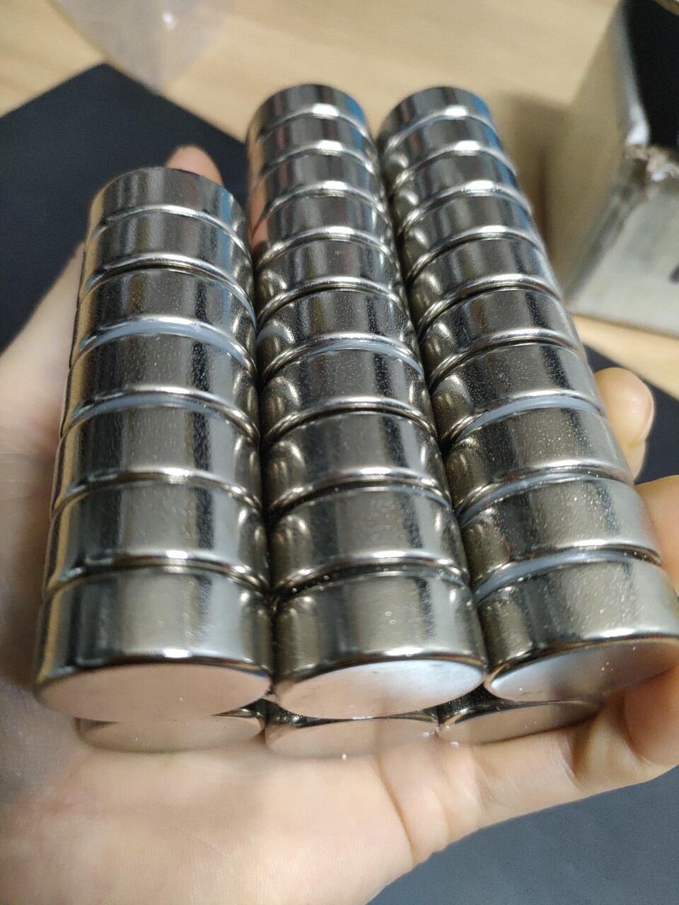Nam châm viên 25x10mm lực hút siêu mạnh