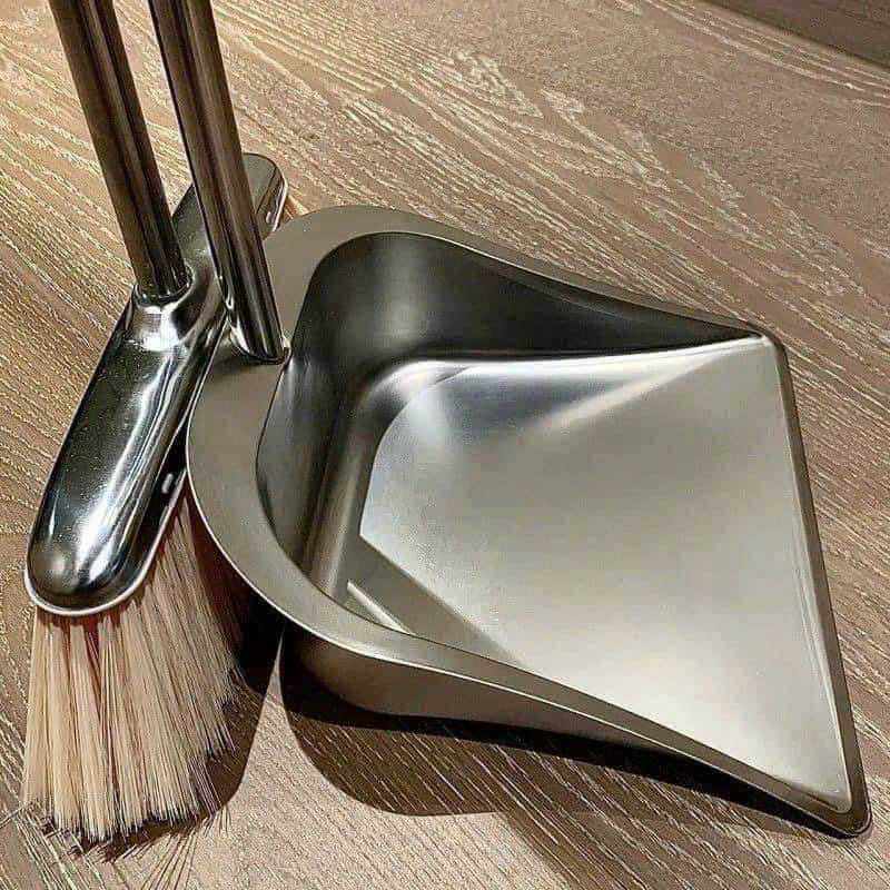 Chổi kèm ki hót rác bằng inox - Bộ sản phẩm vệ sinh nhà cửa | VinMart.co