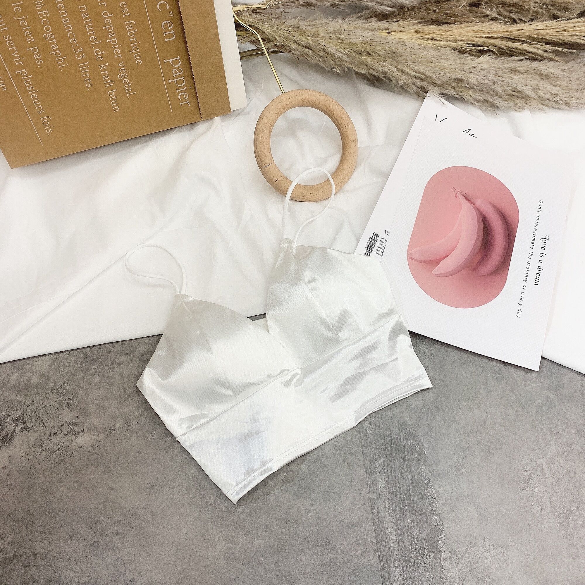 Áo Lót Lụa 2 Dây - Áo Bara Lụa