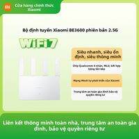 Router Xiaomi BE3600: Cổng Ethernet 2.5G, WiFi 7 chống xuyên tường, sử dụng trong nhà, bộ xử lý lõi tứ Qualcomm.