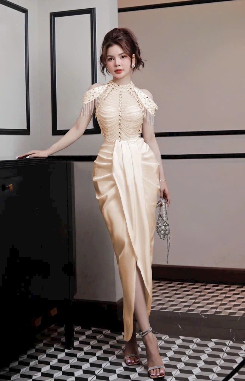 ĐẦM BODY YẾM RỚT VAI