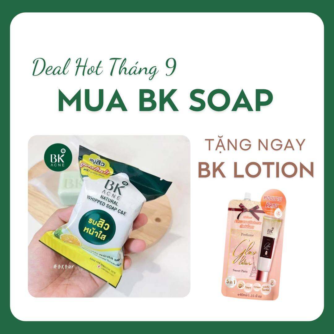 Xà phòng trị mụn BK Acne Natural Whipped Soap C&E