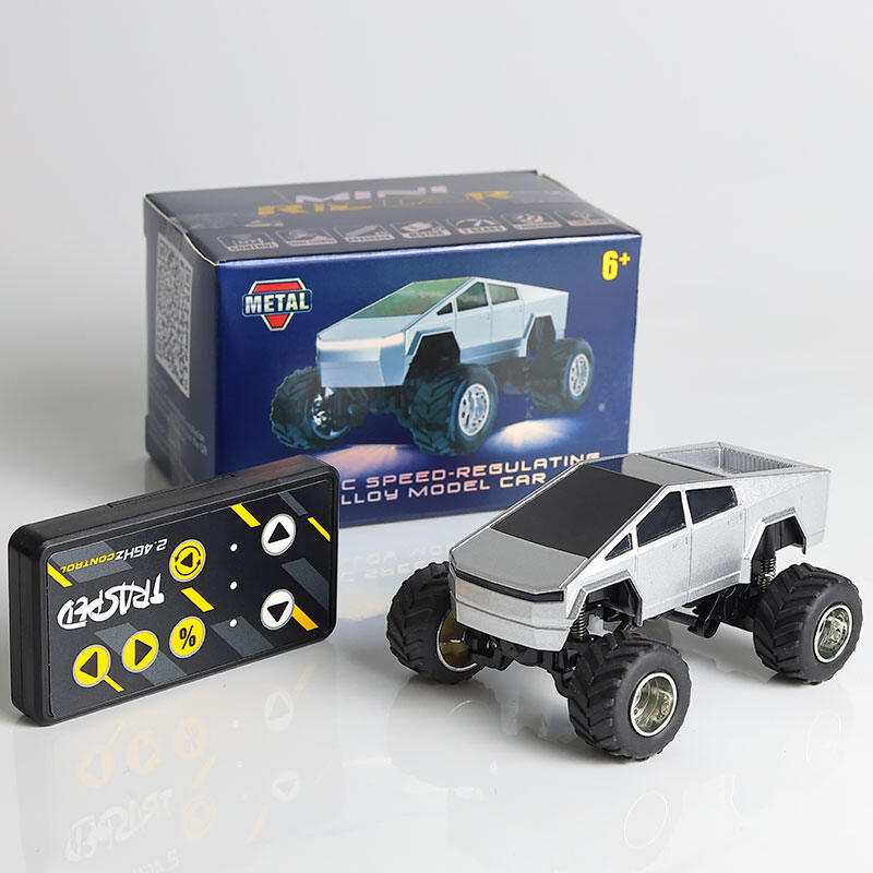 Bluetooth Remote Controlled Mini Toy Car Alloy 2.4G RC Off-Road Vehicle Dual Control - 2