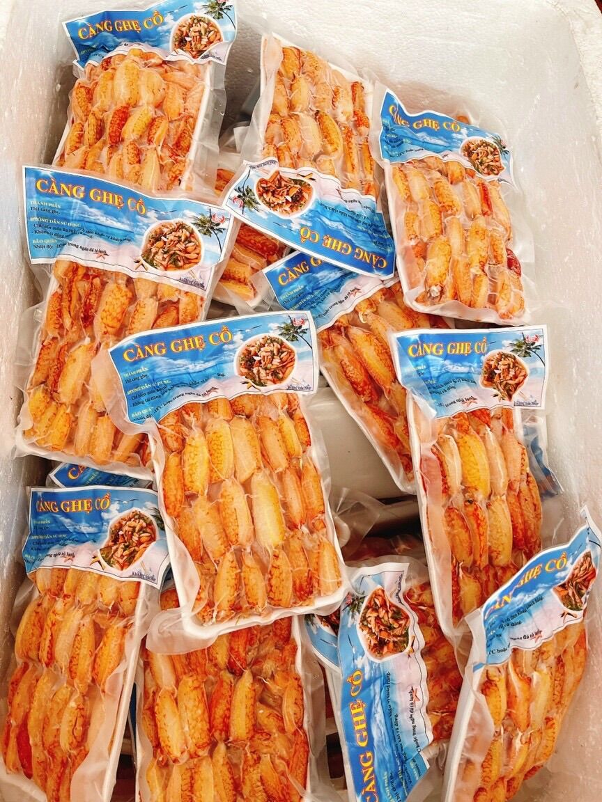 Càng ghẹ lớn bóc sẵn 250g - thịt cua ghẹ đông lạnh chất lượng