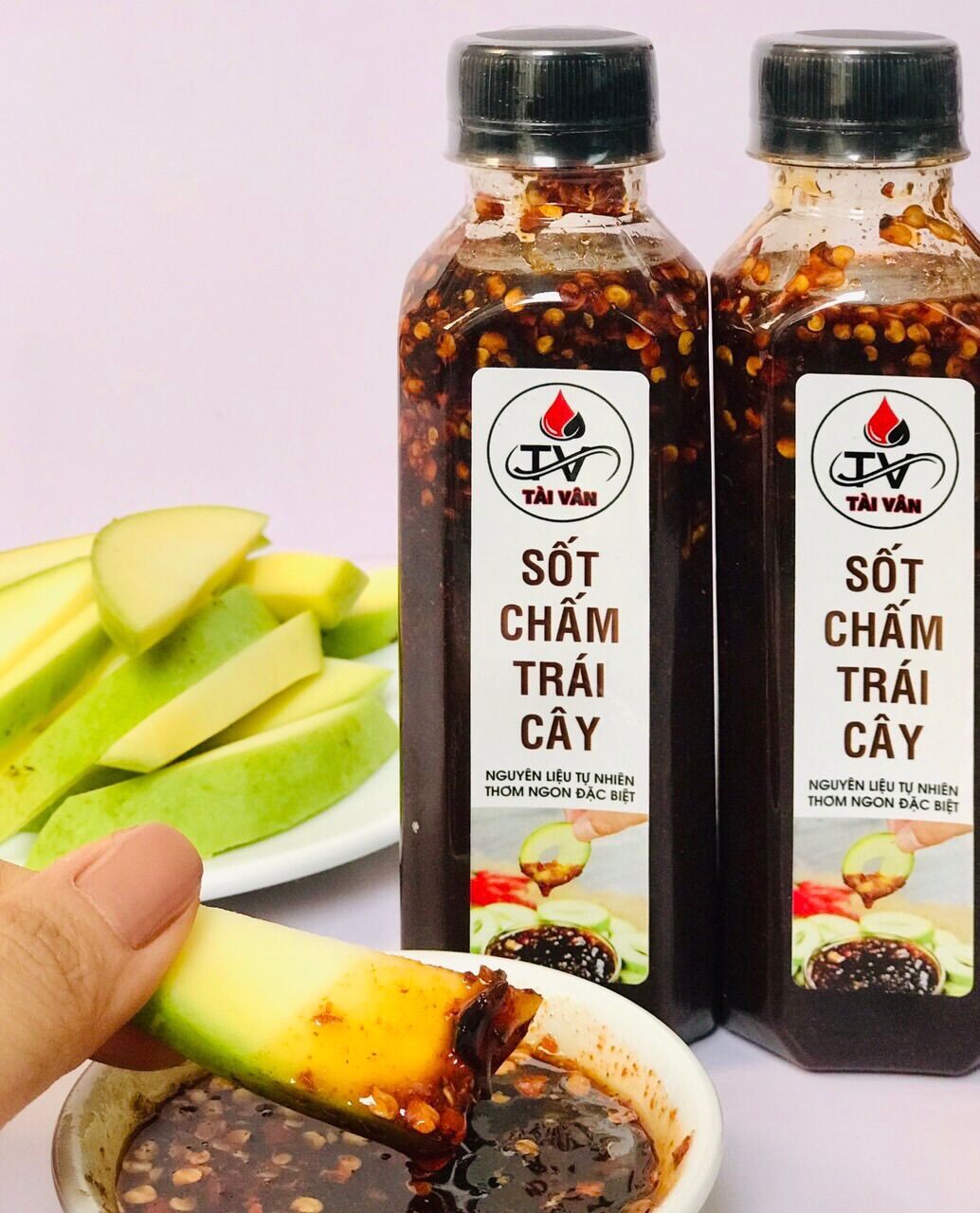 Sốt chấm trái cây Tài Vân,sốt chấm thần thánh,sốt chấm xoài,cóc,ổi,mận...
