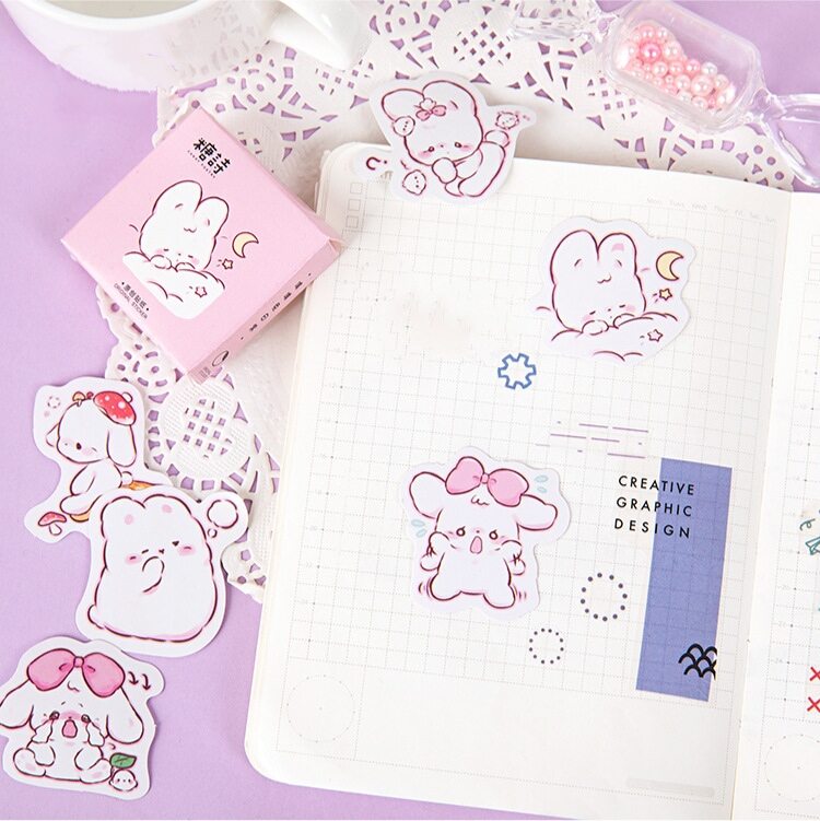 Hộp 45 hình dán sticker trang trí