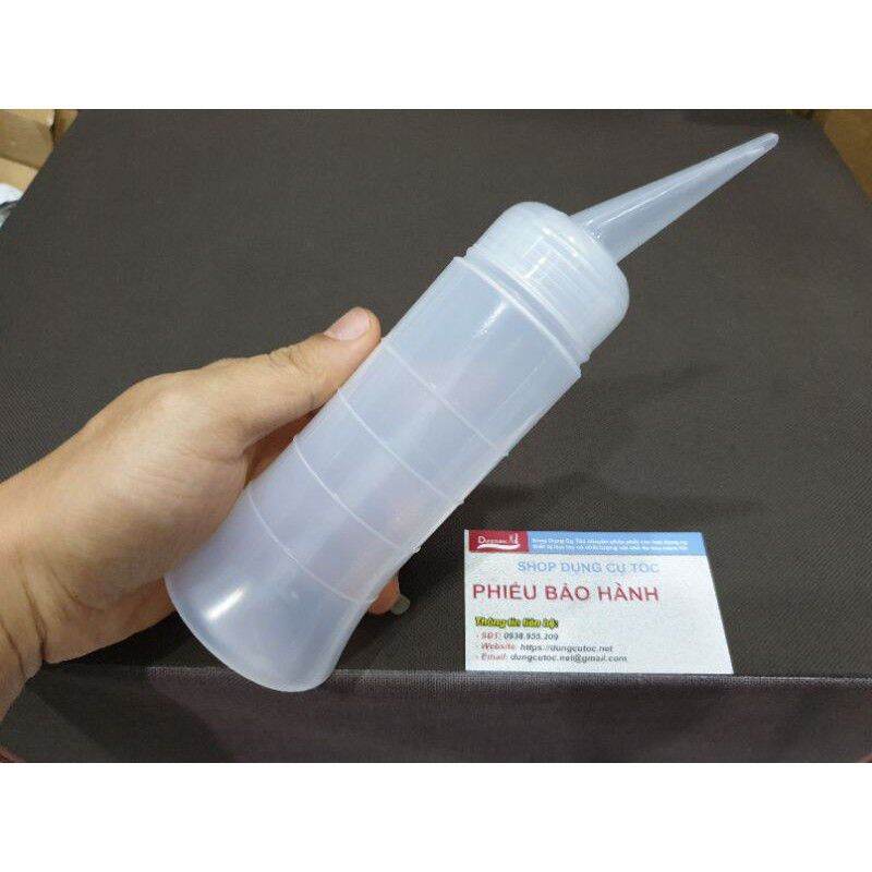 Bình châm hóa chất, bình châm thuốc uốn, bình tra thuốc nhuộm dung tích 200ml và 300ml.