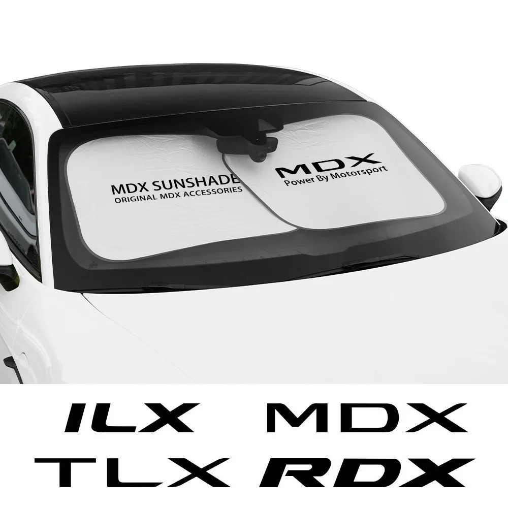 Acura Rdx Mdx Yd2 Yd3 Tlx Vtec Aspec Ilx Kính Chắn Gió Xe Hơi Tấm Che Nắng Bao UV Bảo Vệ Nylon Polyethylene Chống Phản Quang Tự Động Phụ Kiện