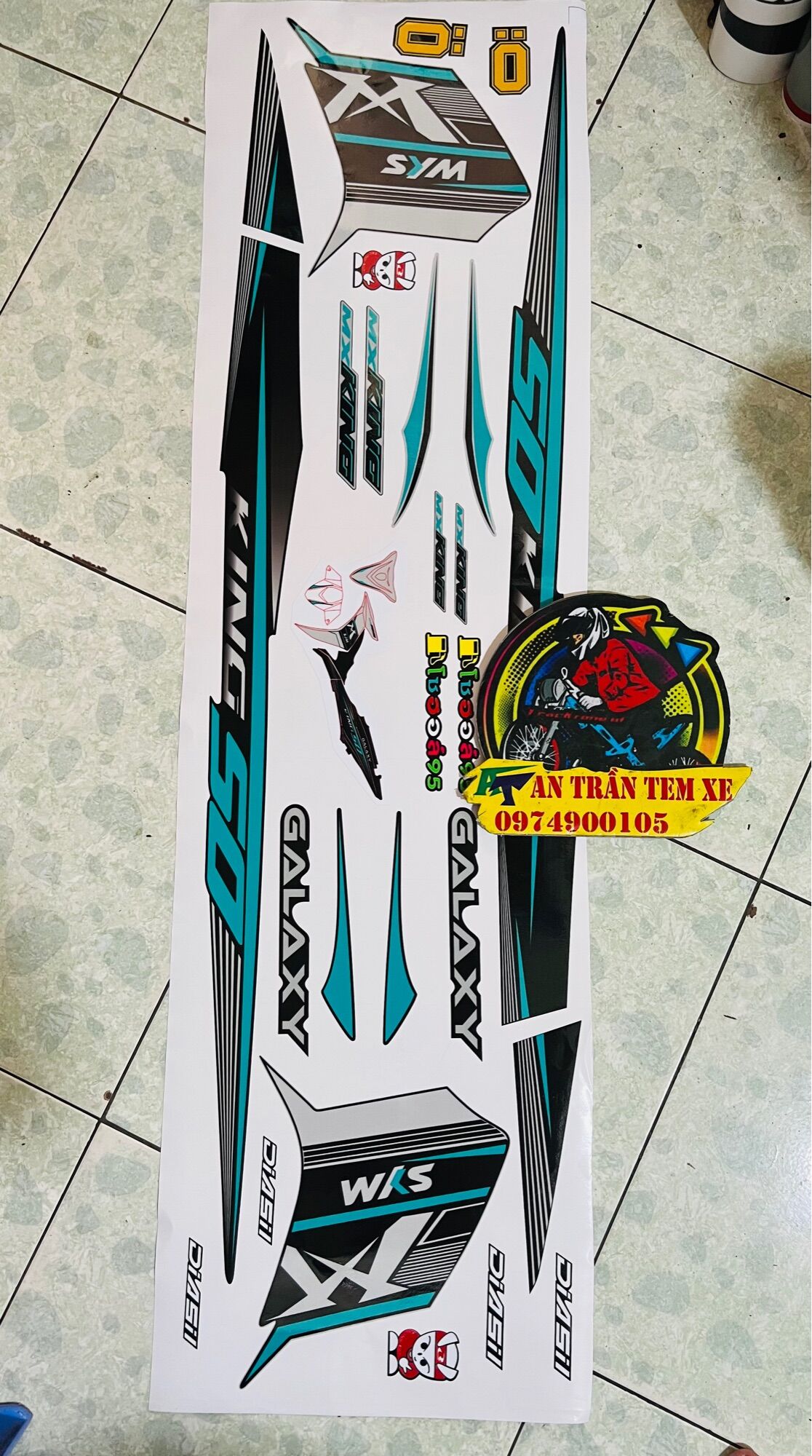 Tem rời galaxy mẫu MX king 3 lớp cao cấp