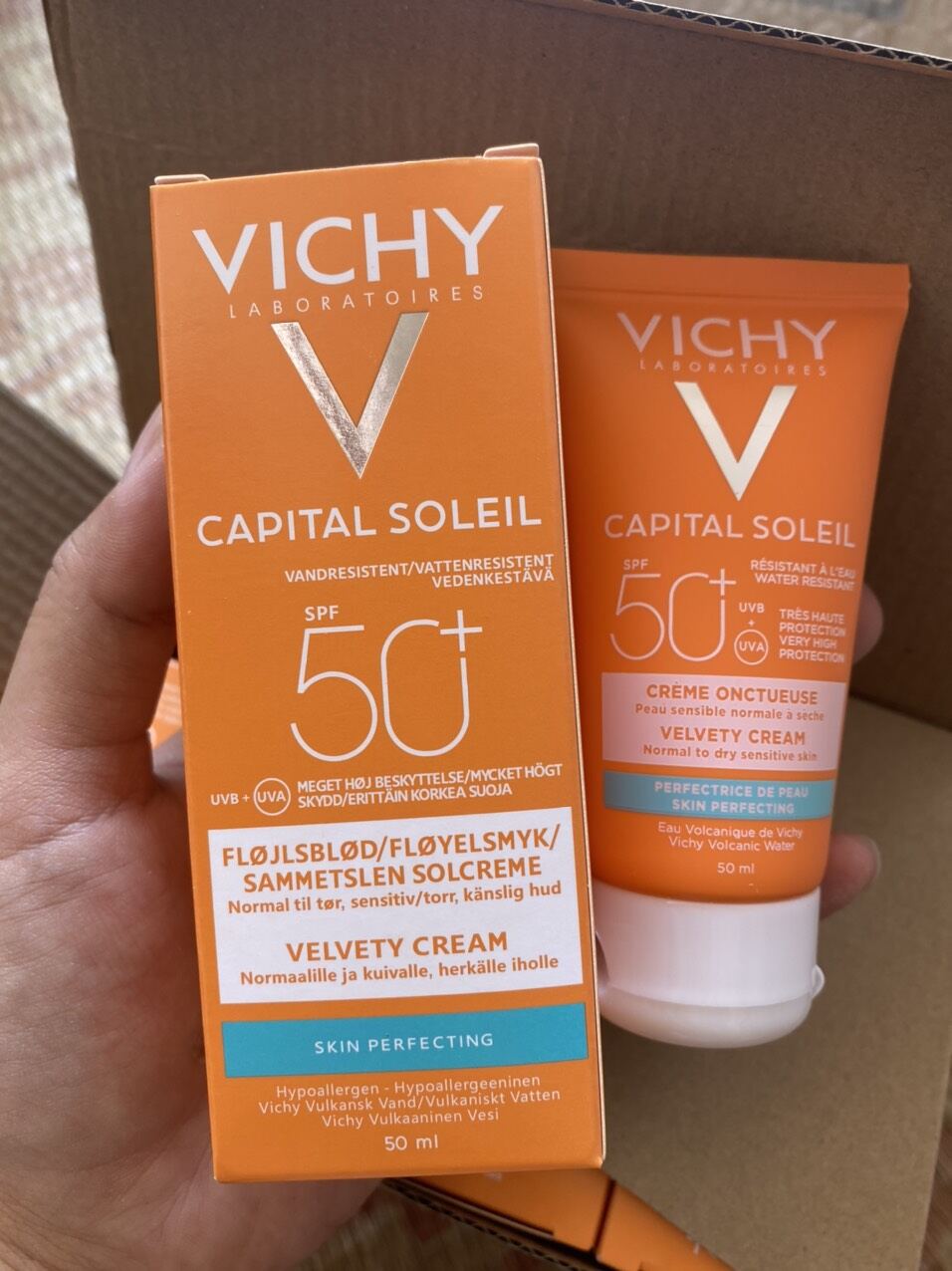 Kem chống nắng vichy spf 50+ ideal soleil 50ml