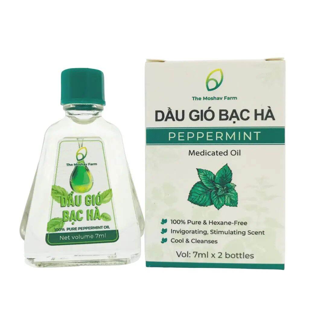 Dầu gió bạc hà hộp 02 chai 7ml