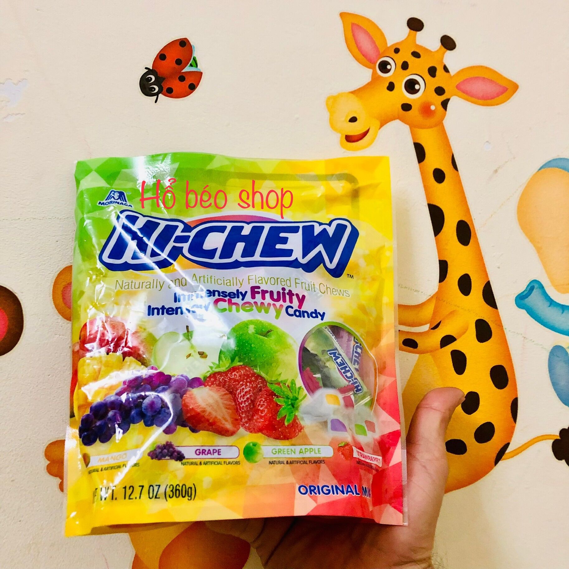 Kẹo dẽo trái cây morinaga hi chew mỹ 360gr 01/2024