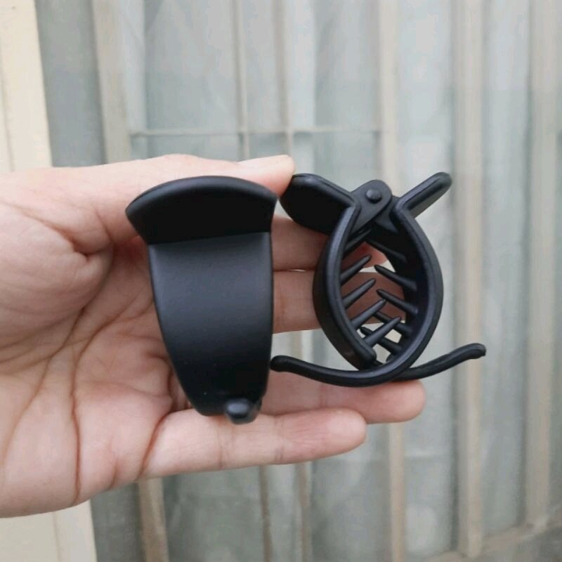 Combo 4  kẹp tóc 2 răng đen nhám loại 1