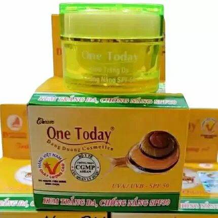 ONETODAY - KEM ỐC SÊN TRẮNG DA CHỐNG NẮNG ONE TODAY (9 gam)