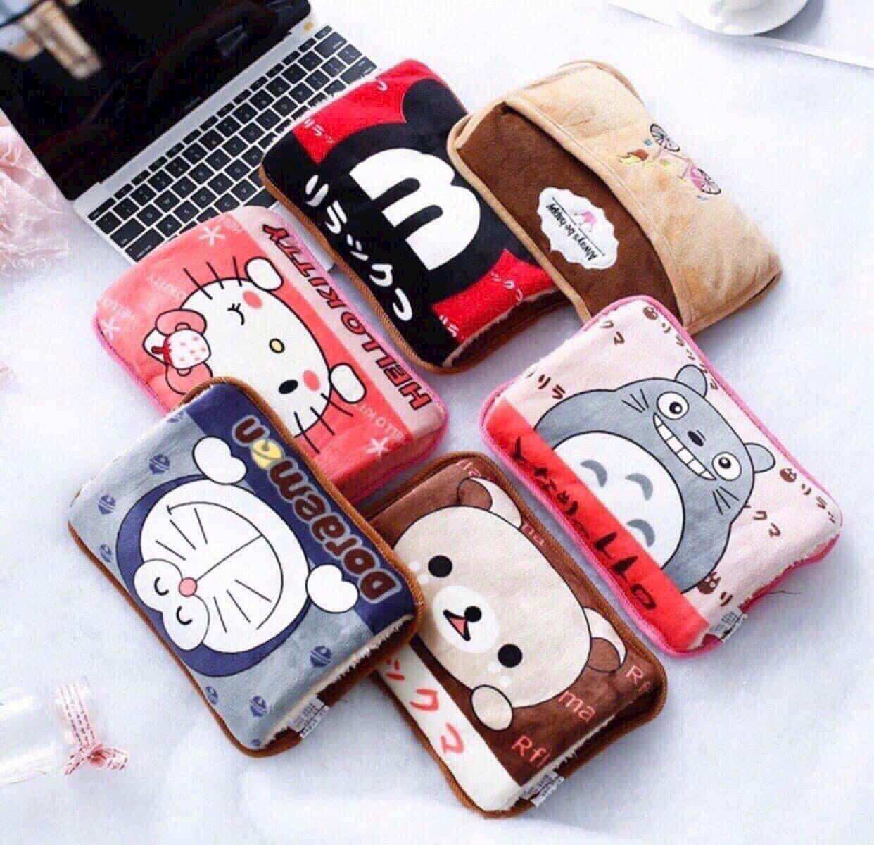 Túi sưởi hình thú, chườm nóng lạnh, ủ ấm