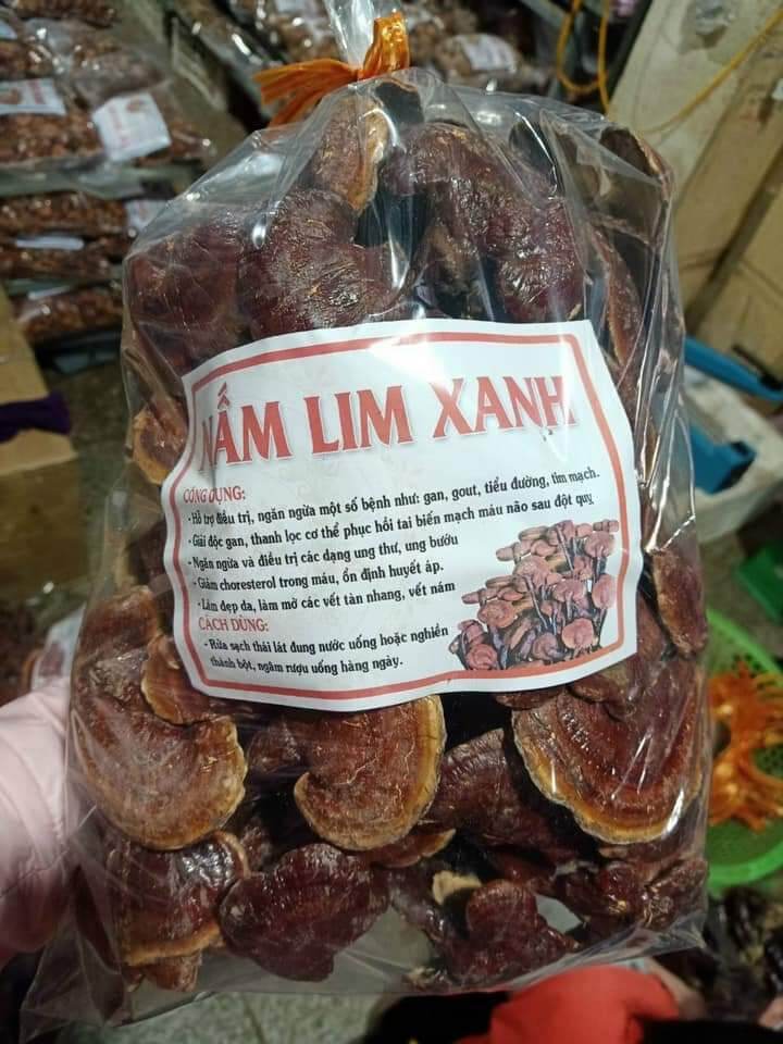 75k/100g nấm lim xanh chuẩn rừng