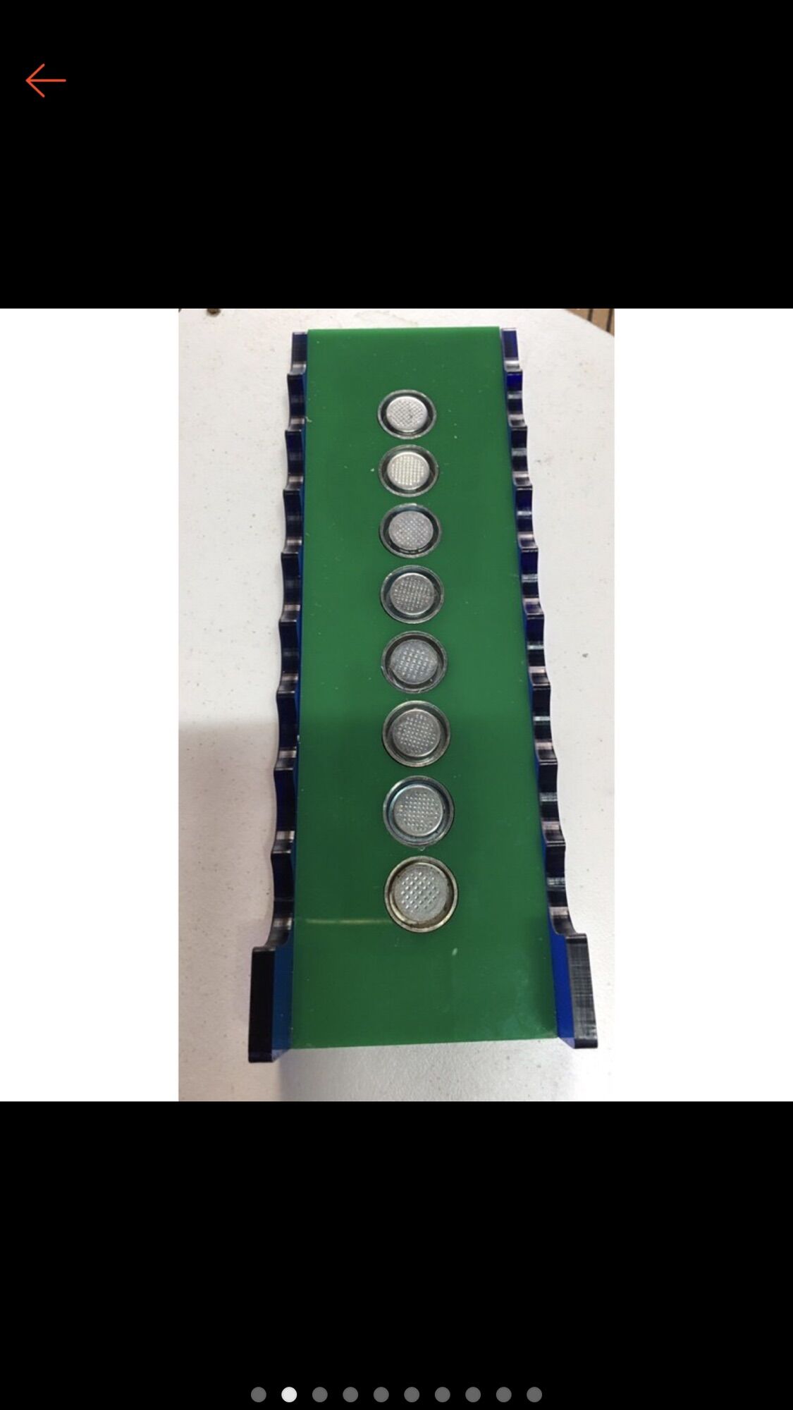 Kẹp pin 18650  8 cell bằng mica