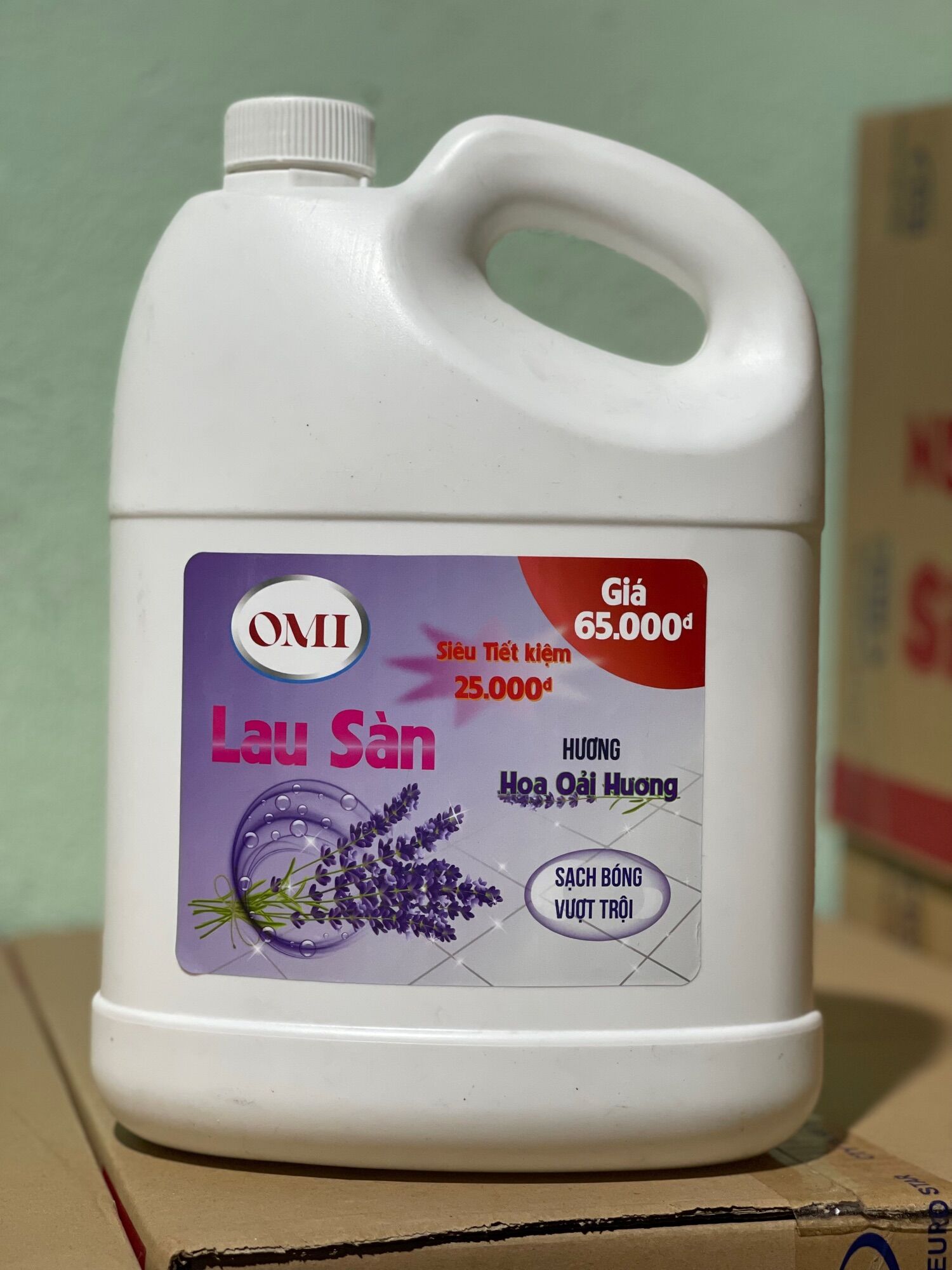 Nước lau sàn siêu sạch 3,6kg thùng 4 can