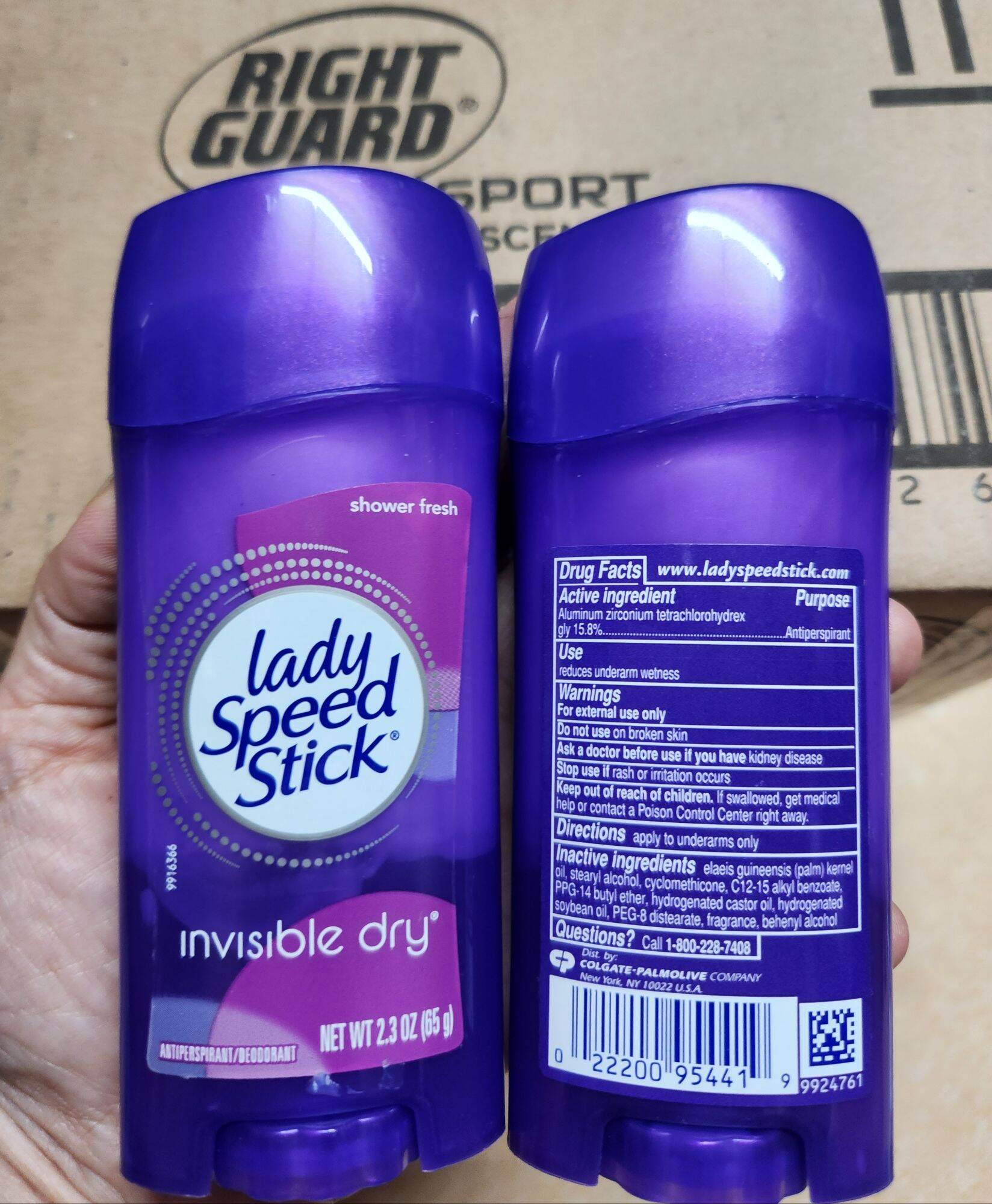 lăn khử mùi Lady Speed Stick Invisible Dry Shower Fresh  65g  - Hàng nhập