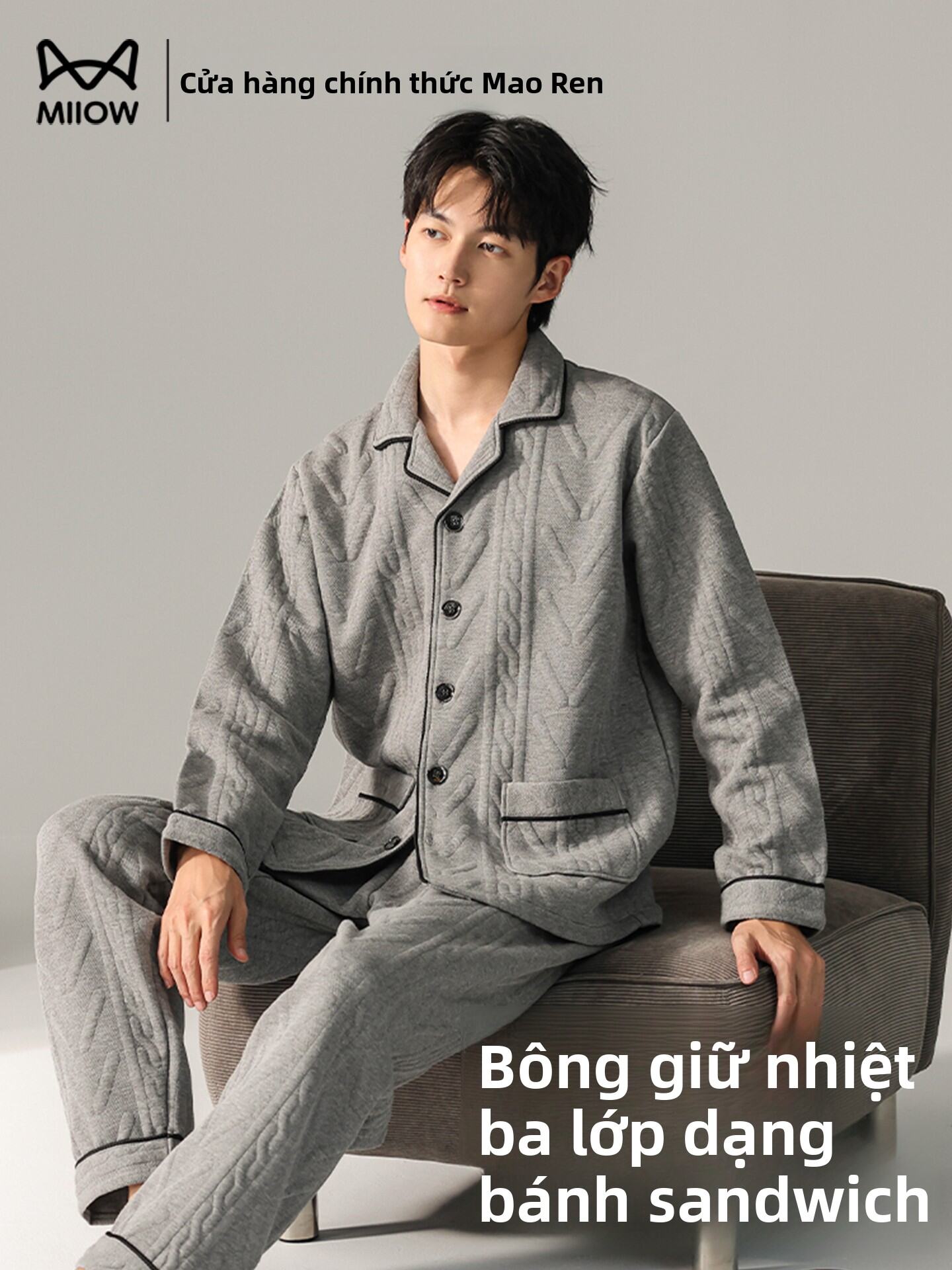 [MiiOW | Comfortable Men's Winter Sleepwear Coral Fleece,MiiOW | Comfortable Men's Winter Sleepwear Coral Fleece,] Giá 697,000 Đồng*Miễn phí vận chuyển