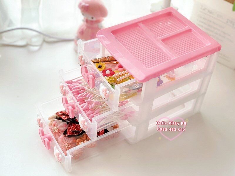 Hộp đựng trang sức phụ kiện Hello Kitty