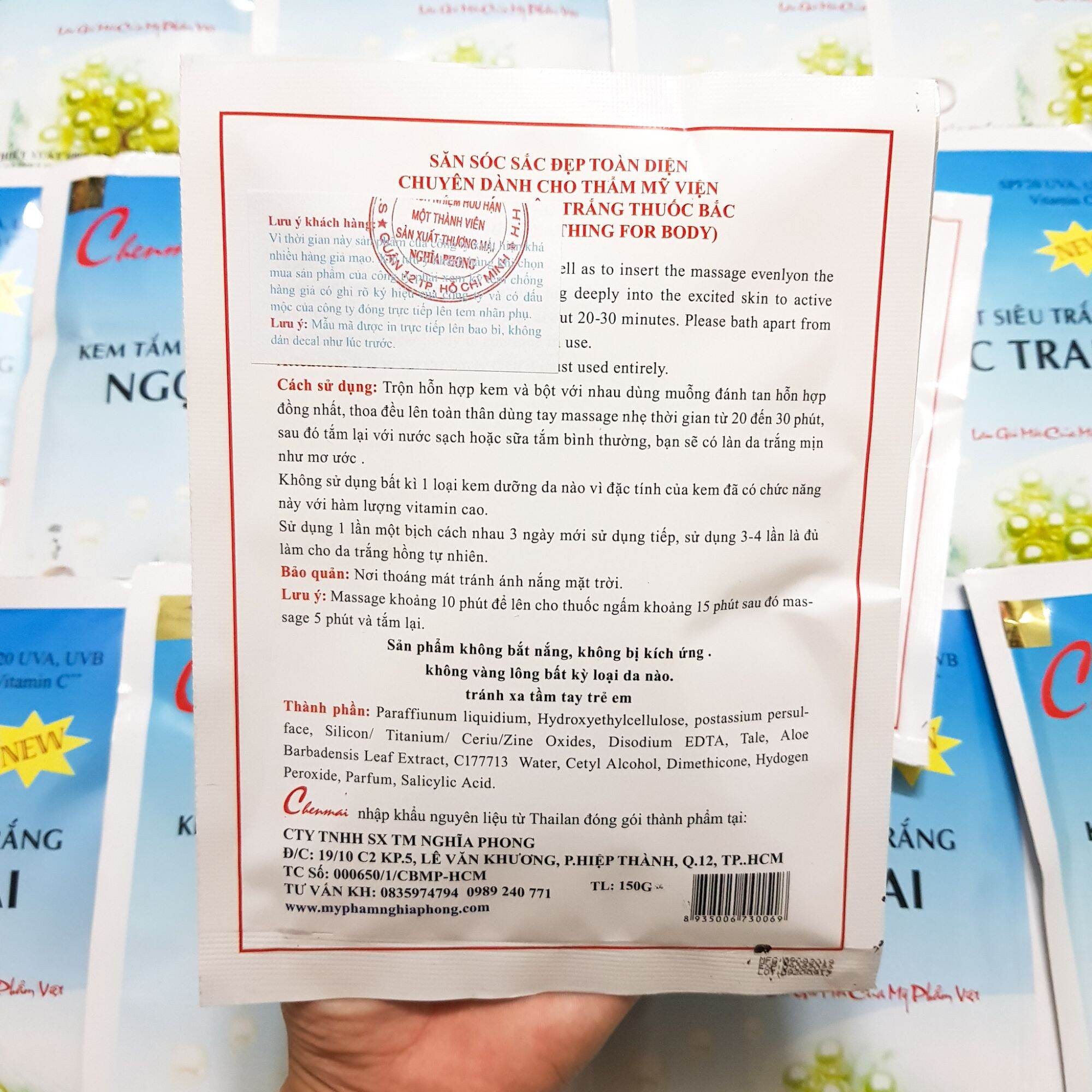 Tắm Trắng chenmai Ngọc Trai