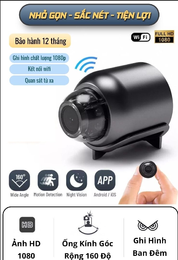 Camera- siêu nhỏ wifi .camera giấu kín