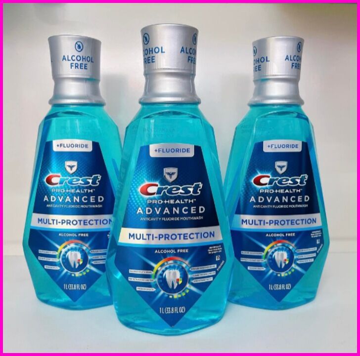 Nước xúc miệng kháng khuẩn Crest pro health advance
