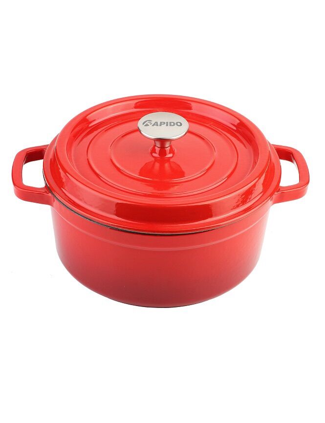 Nồi gang đúc tráng men rapido rk24-rd