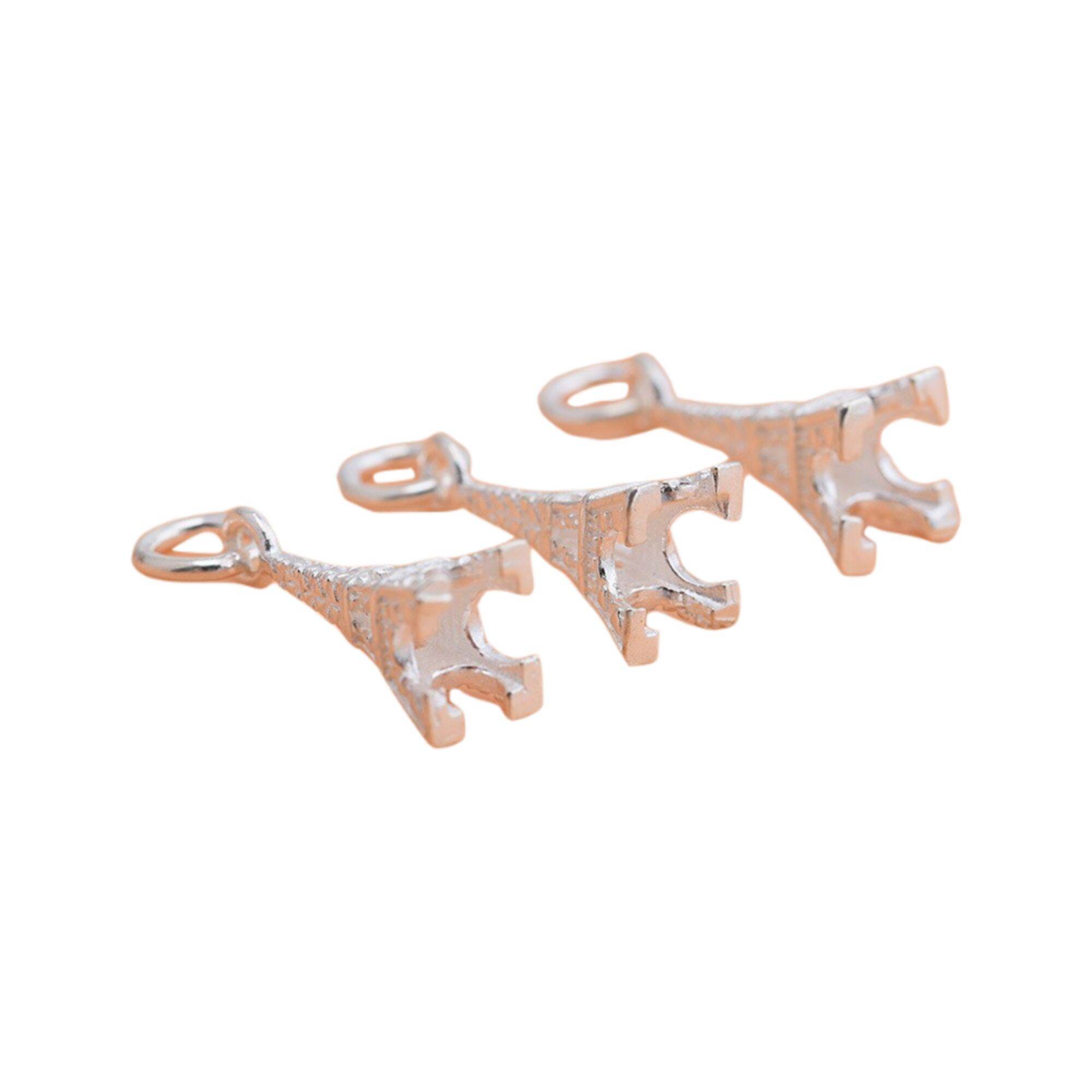 Charm tháp Eiffel bạc 925 vĩnh viễn bảo hành