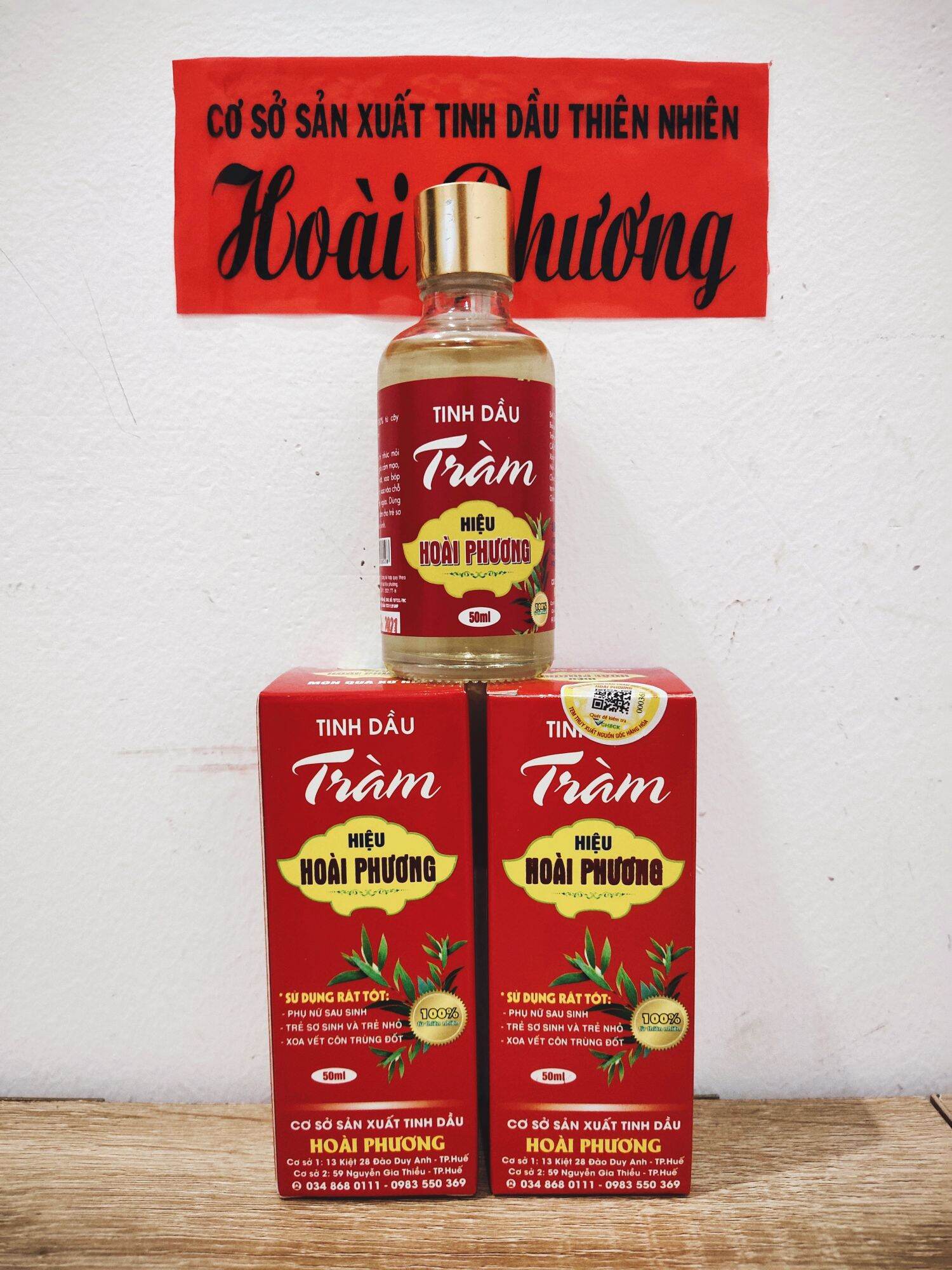 Tinh Dầu Tràm Hoài Phương Nguyên Chất loại 1