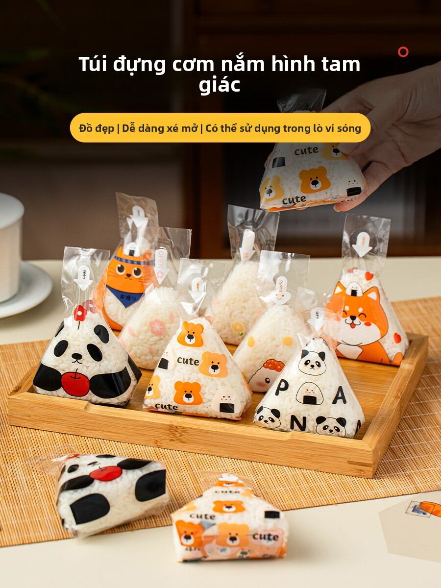 Meidi | Giấy Bọc Bánh Cơm An Toàn Cho Trẻ Em, Dày, Từ Tảo Biển, Có Thể Sử Dụng Lò Vi sóng