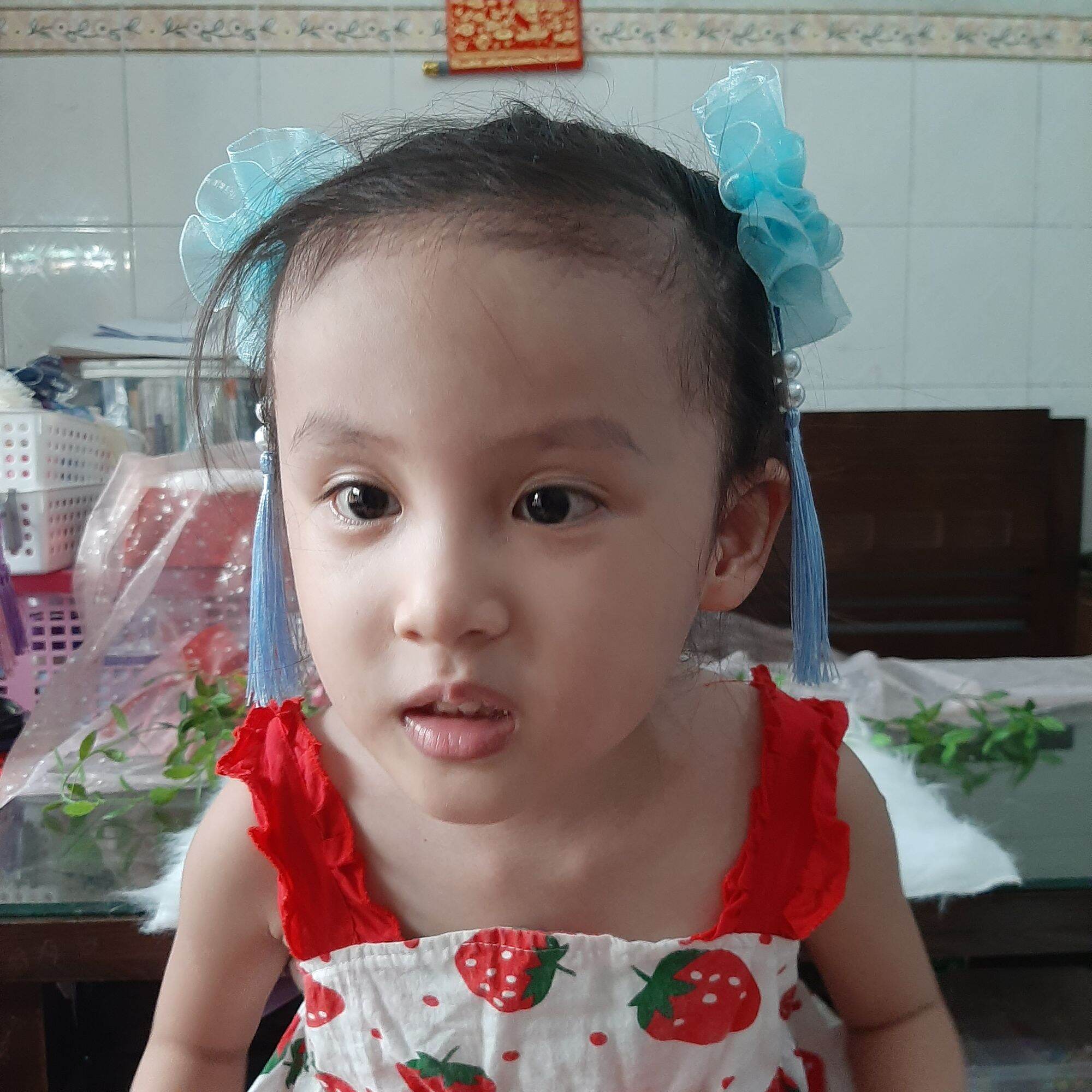 Set 2 kẹp tóc trung hoa cho bé