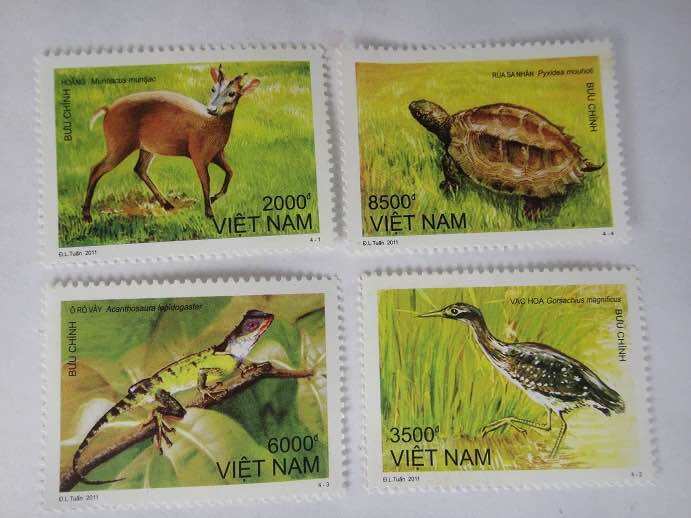 Tem Việt Nam 2011: động vật vườn quốc gia Ba Bể