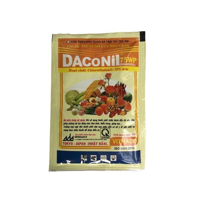 Sản phẩm trừ nấm Daconil 70WP dạng bột gói 15g cho Phong Lan, hoa cây cảnh