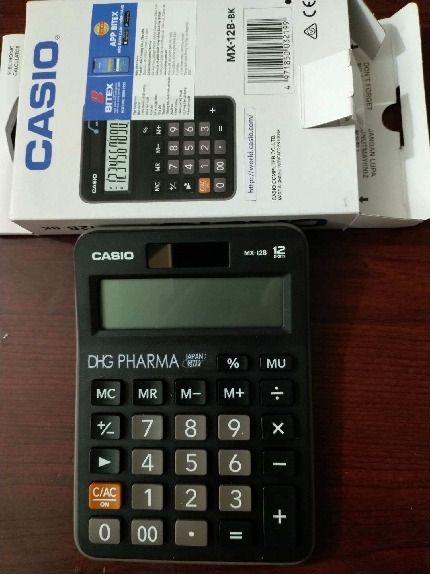 Máy tính 12 số Casio MX 12B