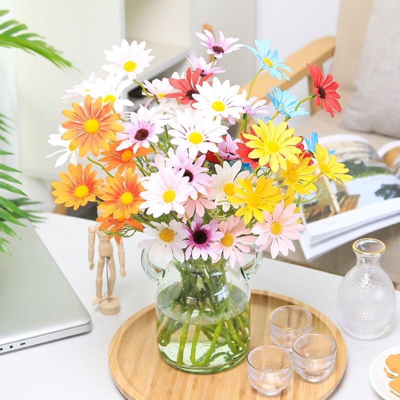 🌺 🍁 Hoa cúc họa mi, cúc đông tiền ,hoa giả lụa đẹp